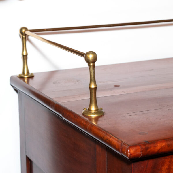 Antique American Empire Flame Mahogany Buffet - Image 3