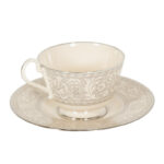 Vintage 59 Piece FRANCISCAN "Platinum Renaissance" China - Image 4