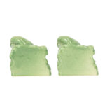 Pair of ROOKWOOD Green Glazed Bird Bookends - Image 4