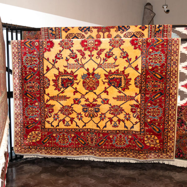 12’5” x 9’ Hand Woven Kazen Wool Rug - Image 6