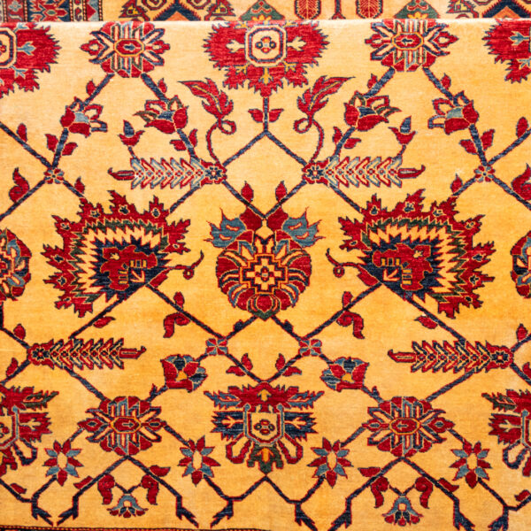 12’5” x 9’ Hand Woven Kazen Wool Rug - Image 2