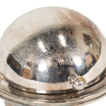 Vintage Etched Silver Plate Dome Lid Caviar Dish - Image 2