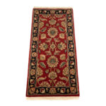 1’11” x 4’ Hand Knotted Persian Wool Runner - Image 4