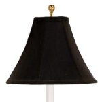 MAITLAND SMITH Brass Candlestick Lamp with Black Shade - Image 2