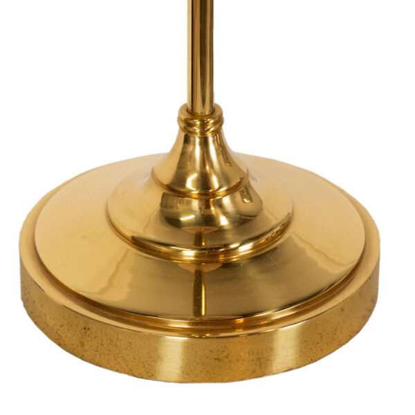 MAITLAND SMITH Brass Candlestick Lamp with Black Shade - Image 3