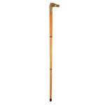 Vintage Wood Cane with Brass Horse Head Handle