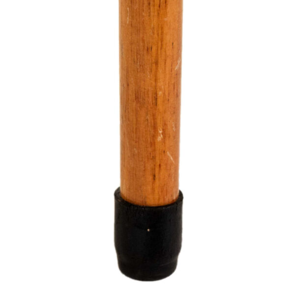 Vintage Wood Cane with Brass Horse Head Handle - Image 5