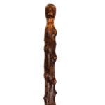 Vintage Rustic Knobby Wood Walking Stick - Image 2