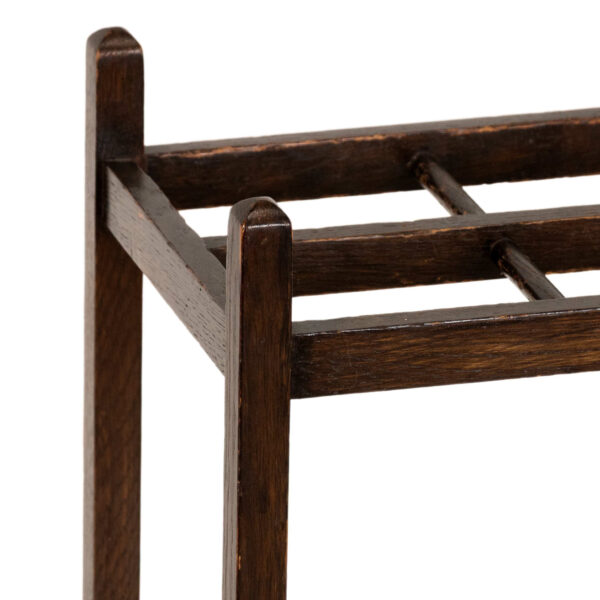 Antique Arts and Crafts Oak Umbrella Stand - Image 2