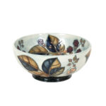 MOORCROFT POTTERY Leaf and Flower Bowl