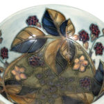 MOORCROFT POTTERY Leaf and Flower Bowl - Image 2