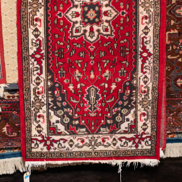 11’10” x 2’8” Hand Knotted Sarouk Runner - Image 4