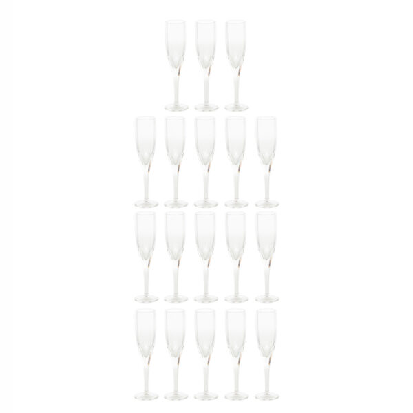 Set of 18 NACHTMANN Aspen Champagne Glasses - Image 1