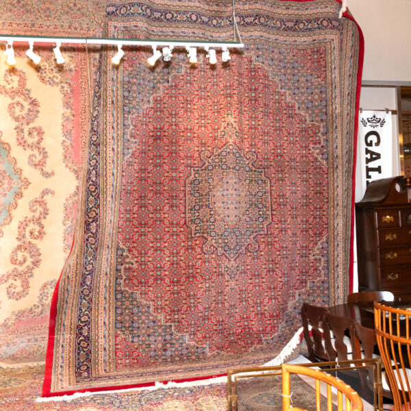 12’ x 15’5” Hand Knotted Heriz Serapi Wool Rug - Image 4