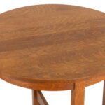 STICKLEY Mission Oak Quarter Sawn Oak Lamp Table - Image 3