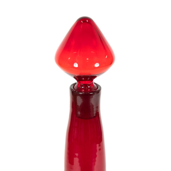 Vintage BLENKO 31” Tall Floor Case with Stopper Circa 1960 - Image 2