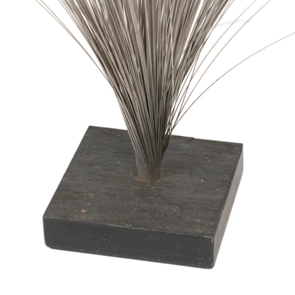 Vintage “Spray” Sculpture on Slate Base in the Style of Harry Bertoia Circa 1960 - Image 2
