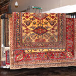9’3” x 6’11” Hand Woven Kazan Wool Rug - Image 2