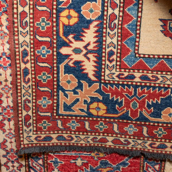 9’3” x 6’11” Hand Woven Kazan Wool Rug - Image 6