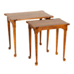 ETHAN ALLEN Maple Nesting Porringer Tables - Image 2