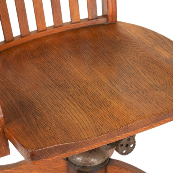 Oak Desk Chair - Image 3