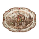 Vintage JOHNSON BROS “His Majesty” Turkey Platter