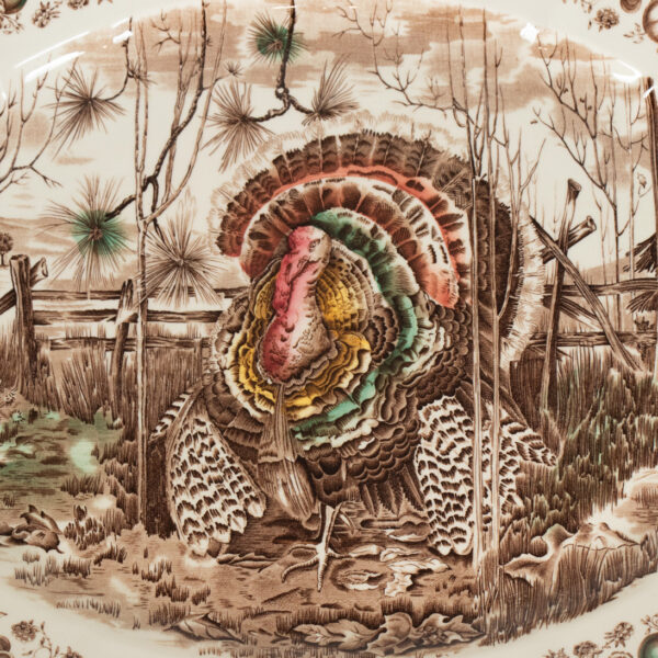 Vintage JOHNSON BROS “His Majesty” Turkey Platter - Image 4