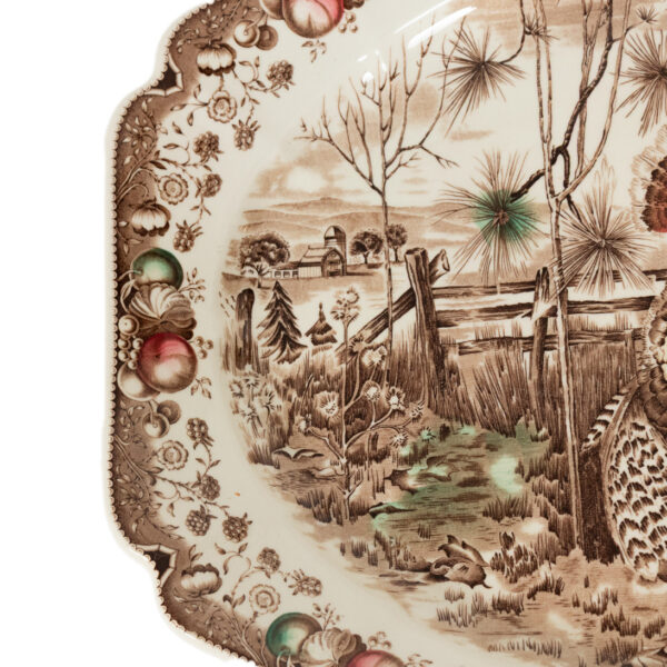 Vintage JOHNSON BROS “His Majesty” Turkey Platter - Image 3