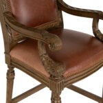 Pair of HANCOCK & MOORE Traditional Leather Bar Stools - Image 2