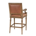 Pair of HANCOCK & MOORE Traditional Leather Bar Stools - Image 7