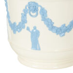 WEDGWOOD Blue on Cream Jardiniere - Image 2