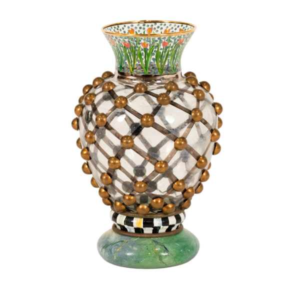 MACKENZIE-CHILDS Circus Collection William Vase - Image 1