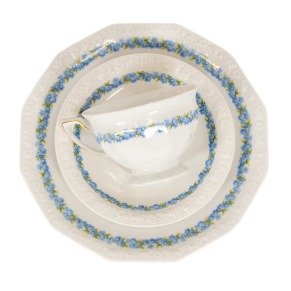 33 Piece ROSENTHAL CONTINENTAL Blue Garland China - Image 1