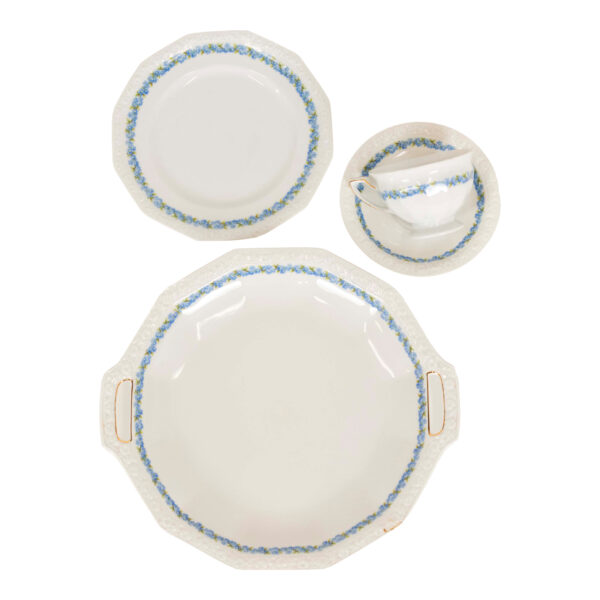 33 Piece ROSENTHAL CONTINENTAL Blue Garland China - Image 2