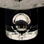 LEANDRA DRUMM Etched Glass Pedestal Bowl - Image 5