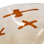 Signed LUIGI MELLARA Murano Glass Centerpiece Bowl - Image 2