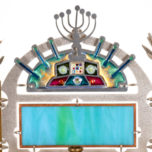 SEEKA Hanukah Symbols Menorah - Image 5