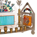 SEEKA Hanukah Symbols Menorah - Image 4