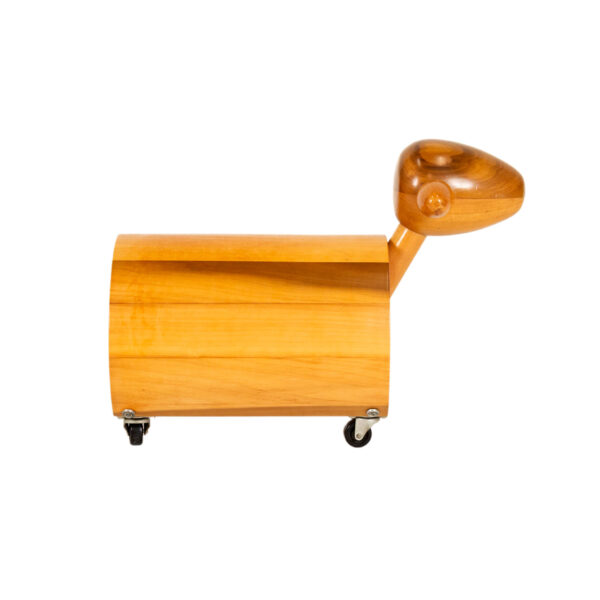 Rare Vintage CREATIVE PLAYTHINGS Turned Wood Riding Sheep Circa 1960 - Image 4