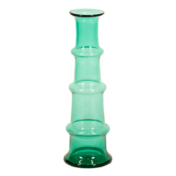 Rare Vintage BLENKO “Bamboo” Vase in Juniper Circa 1950s - Image 1