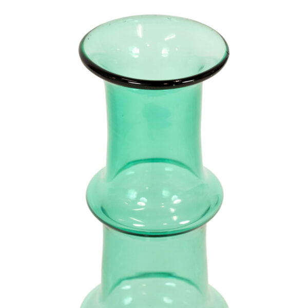 Rare Vintage BLENKO “Bamboo” Vase in Juniper Circa 1950s - Image 2