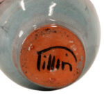 Vintage POLA PILLIN Mid Century Modern Decorated Vase with Roosters Circa 1960 - Image 5