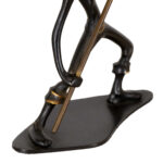 Vintage RICHARD ROHAC Austrian Bronze Fisherman Ring Holder Sculpture Circa 1930 - Image 3