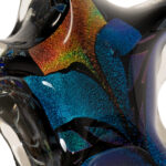 ROLLIN KARG Signed Glass Sculpture on Original Base - Image 2