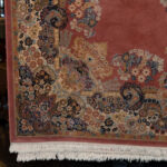 13’7” x 9’9” Machine Made Persian Style Floral Wool Rug - Image 6