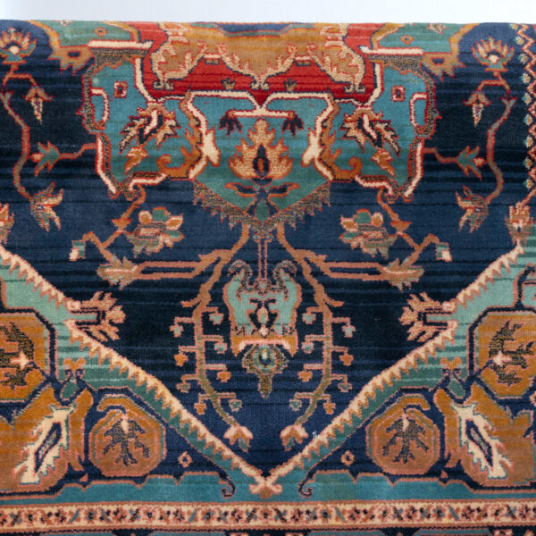 7’11” x 5’2” Machine Made Heriz Wool Rug - Image 3