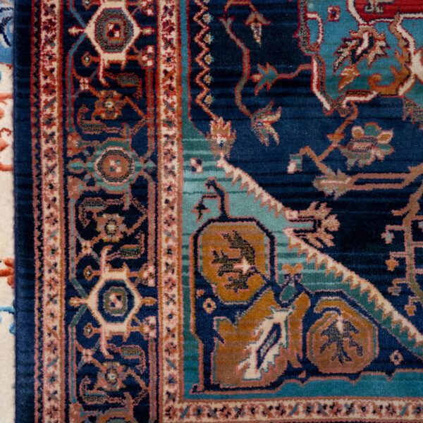 7’11” x 5’2” Machine Made Heriz Wool Rug - Image 6