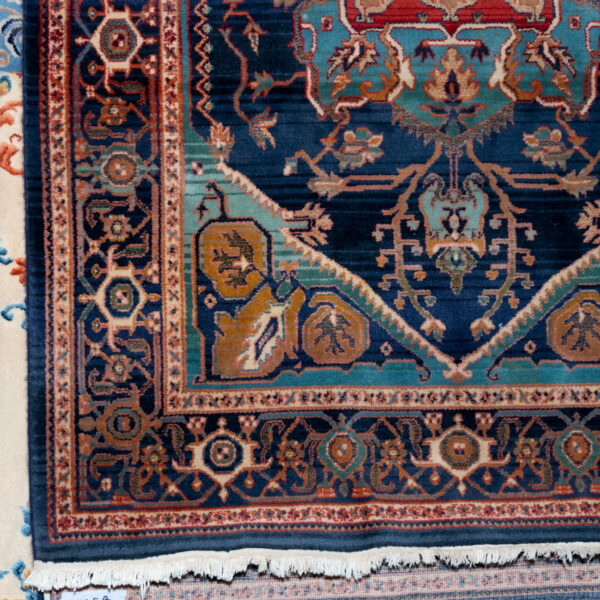 7’11” x 5’2” Machine Made Heriz Wool Rug - Image 5