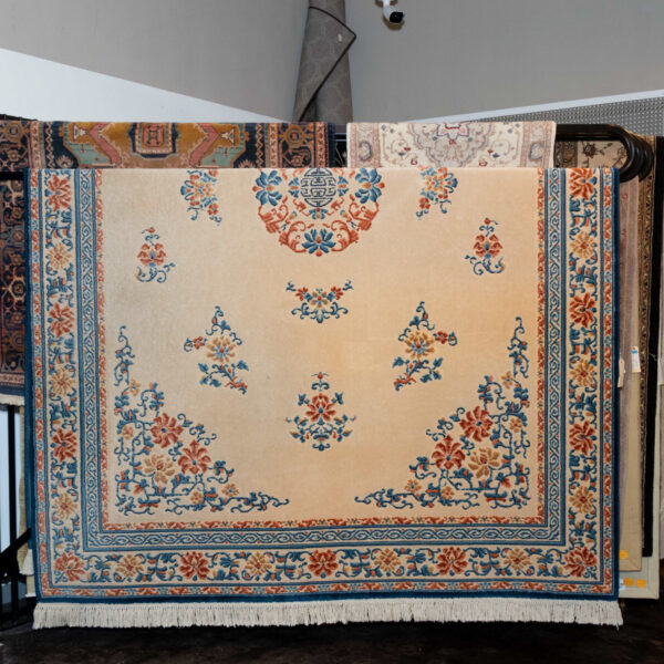 12’ x 8’7” KARASTAN Chinese Medallion Machine Made Wool Rug - Image 2