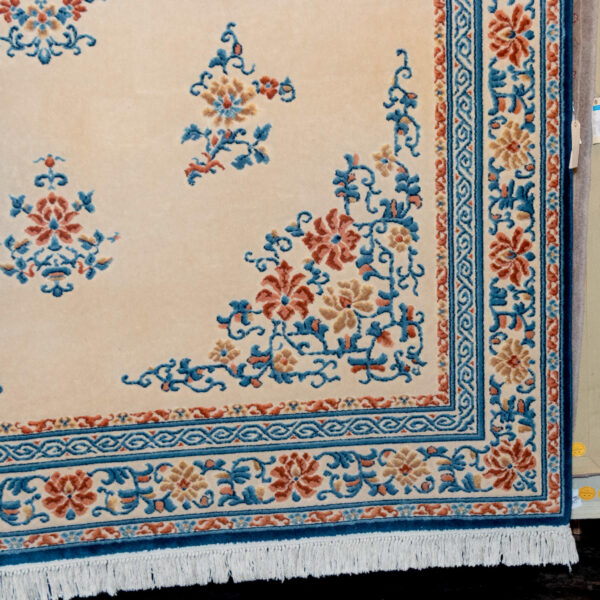 12’ x 8’7” KARASTAN Chinese Medallion Machine Made Wool Rug - Image 5